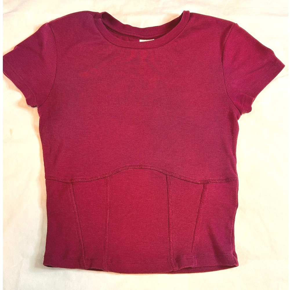 Burgundy Abound Top Womans's XS